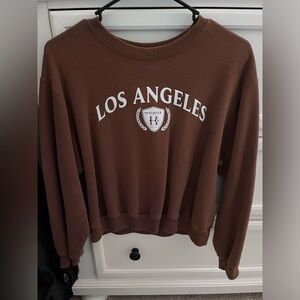 Women’s Los Angeles brown sweater